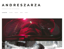 Tablet Screenshot of andreszarza.com